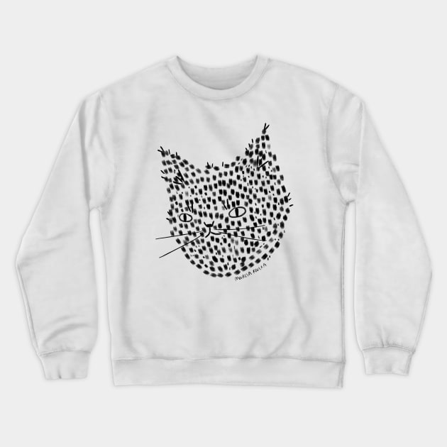 Chonk Kitty Crewneck Sweatshirt by MarisaRiveraArt